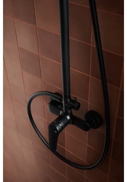 KFA Armatura 5556-910-81 - Sprchová sada s batériou OTAVA mosadz/matná čierna