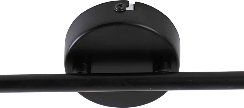 Moderné bodové svetlo čierne 2-žiarovkové nastaviteľné - Facil