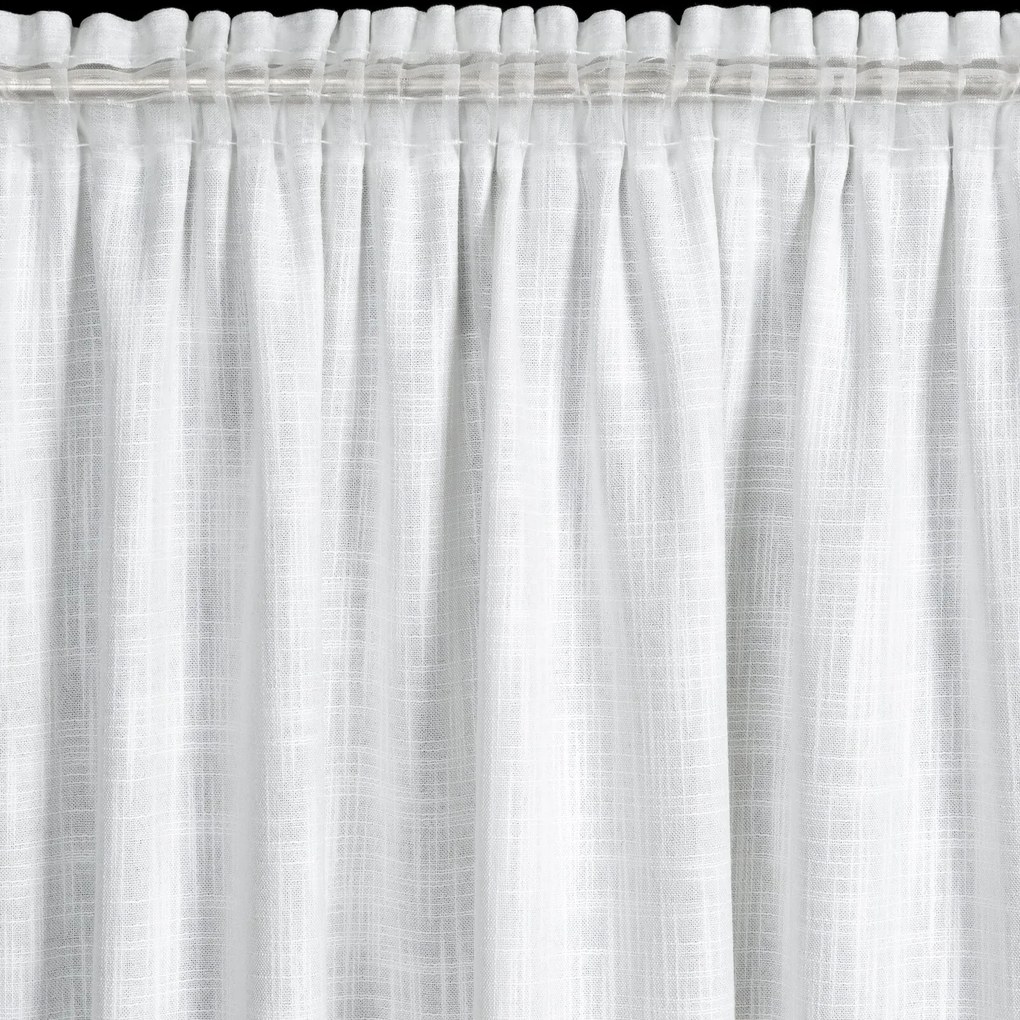 ZÁVES NA PÁSKE ROSI1 140X270 CM BIELA