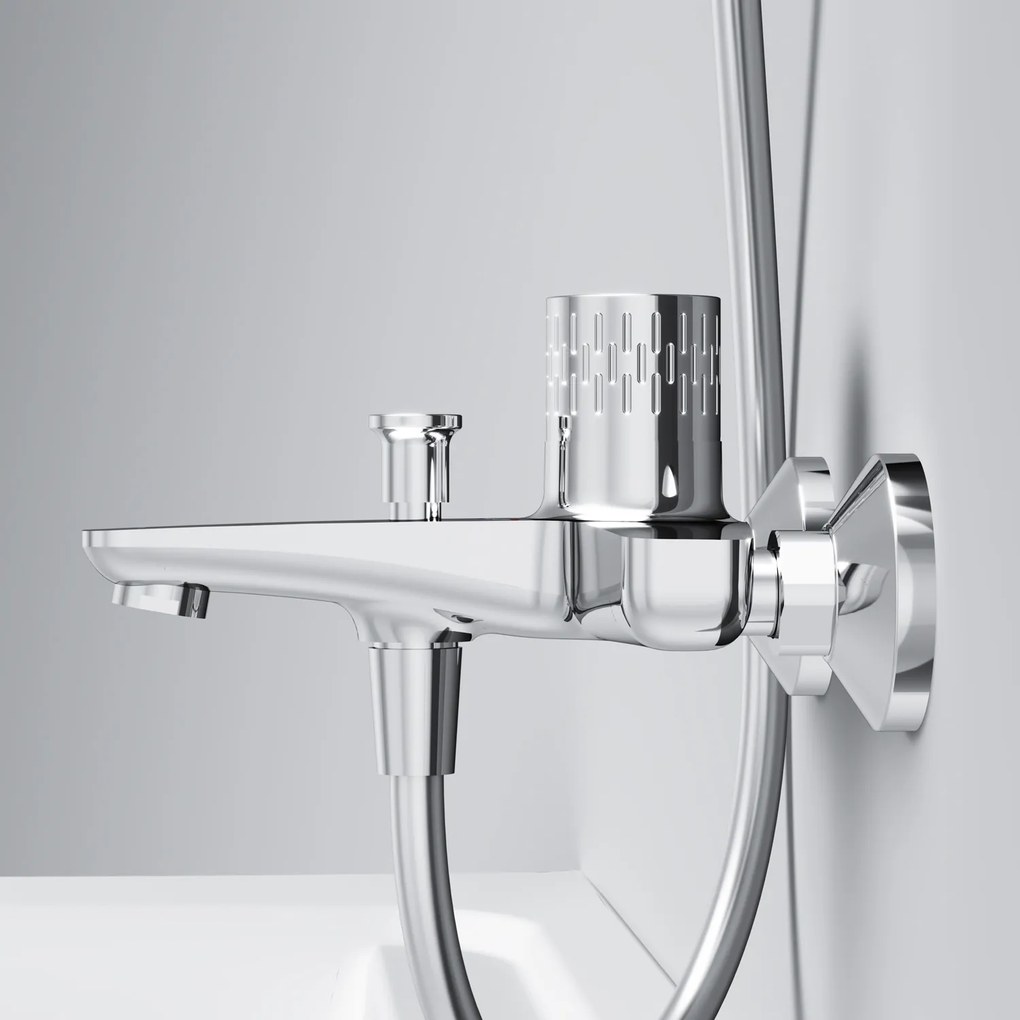 Vaňová a sprchová batéria AM.PM Gem FGA10400 chróm