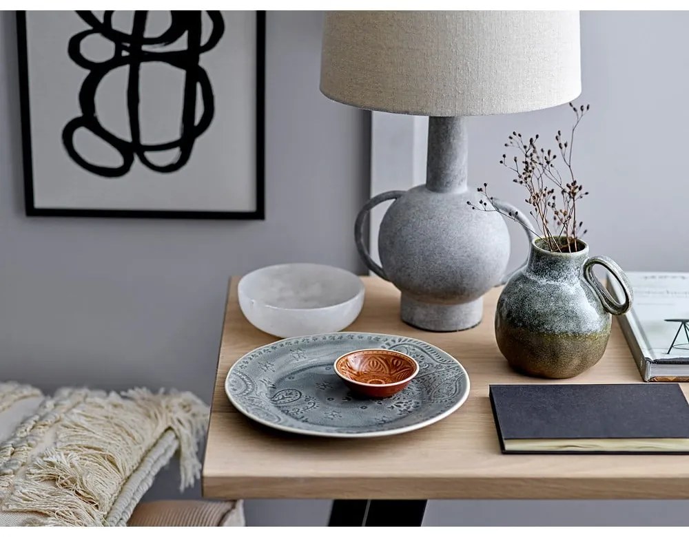 Sivo-béžová stolová lampa Kean - Bloomingville