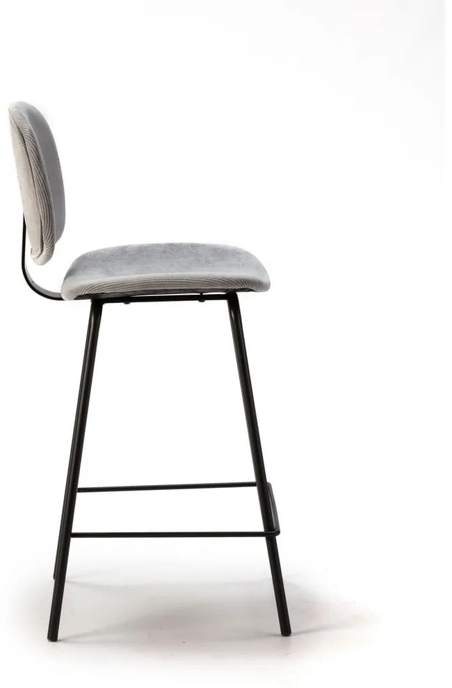 Svetlosivé barové stoličky v súprave 2 ks (výška sedadla 66 cm) Arus – Marckeric