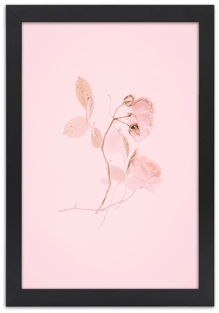 Gario Plagát Pastelová vetvička Farba rámu: Bez rámu, Rozmery: 30 x 45 cm