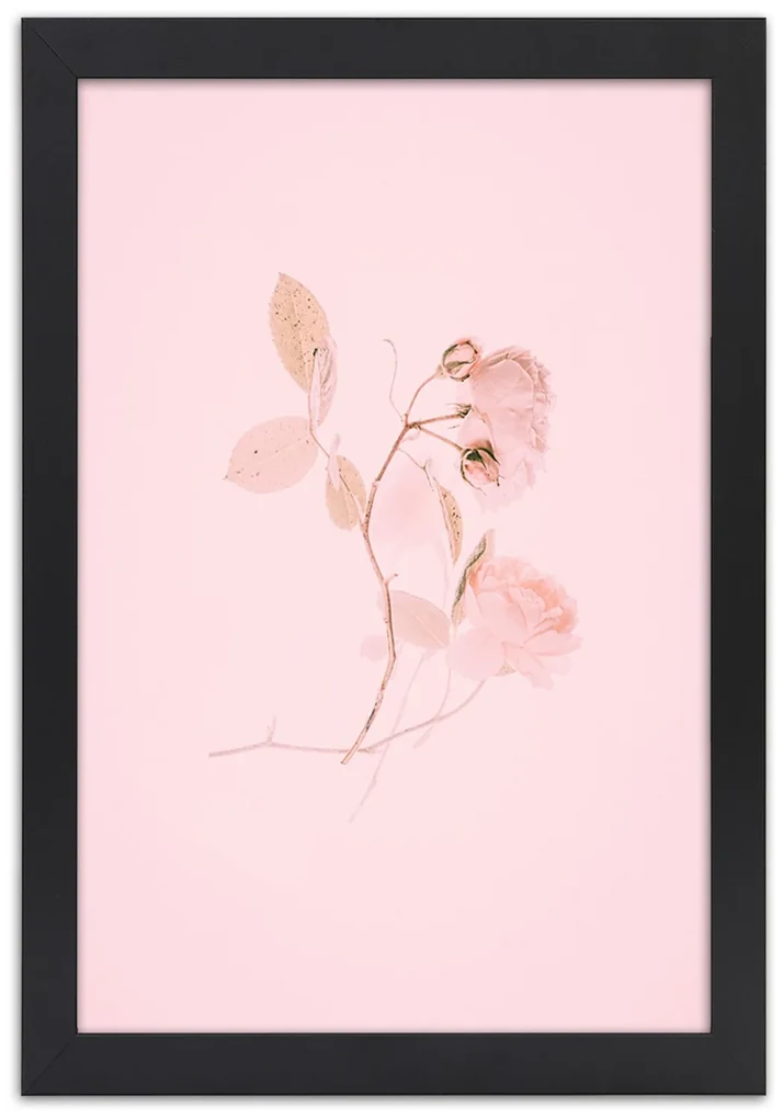 Gario Plagát Pastelová vetvička Farba rámu: Bez rámu, Rozmery: 40 x 60 cm