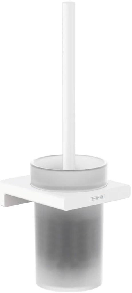Hansgrohe AddStoris, držiak na WC kefu nástenný, matná biela, HAN-41752700