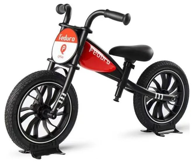 QPlay - Odrážadlo FEDURO čierna/červená