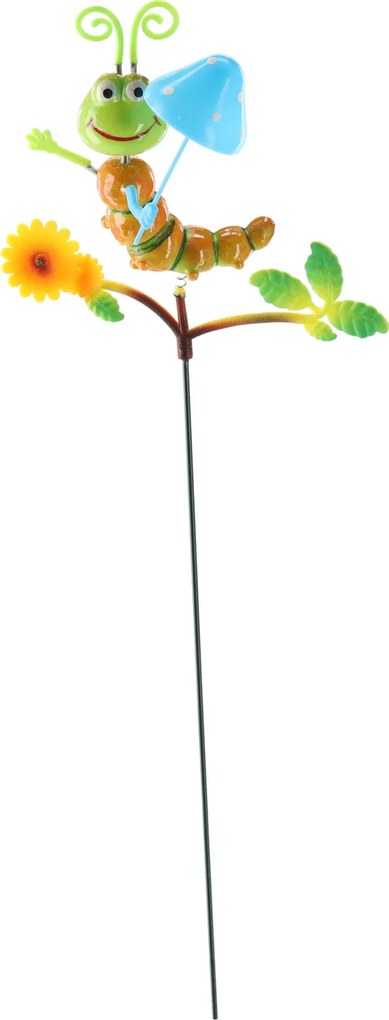 DEKORÁCIA NA VRCH Kvetináča / do záhrady – Húsenica 15 cm / 50 cm *5351