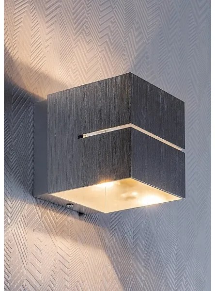 Rabalux 7019 - Nástenné svietidlo KAUNAS 1xG9/10W/230V šedá