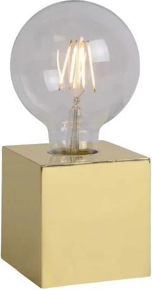 Lucide 20500/05/01 - LED stolná lampa CUBICO 1xE27/5W/230V mosadz