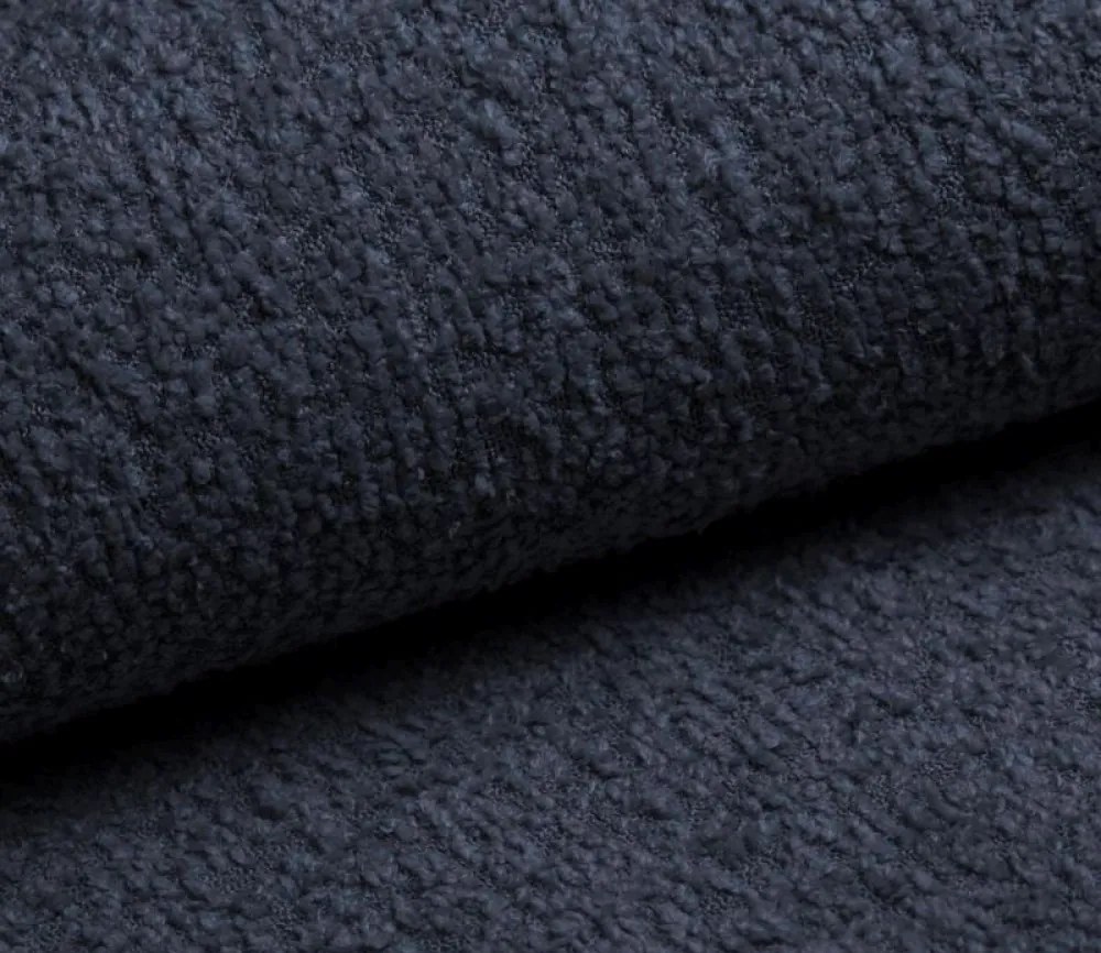 Pohovka John, modrá látka so štruktúrou