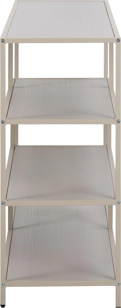 Knižnica Seaford 114 cm sivá