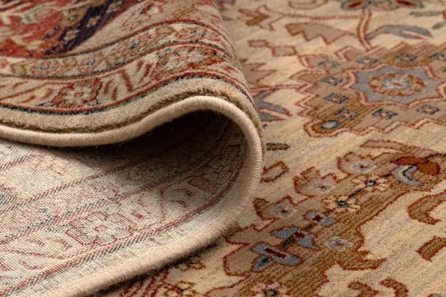 Koberec KESHAN, strapce 1255/53525 béžový / terakota