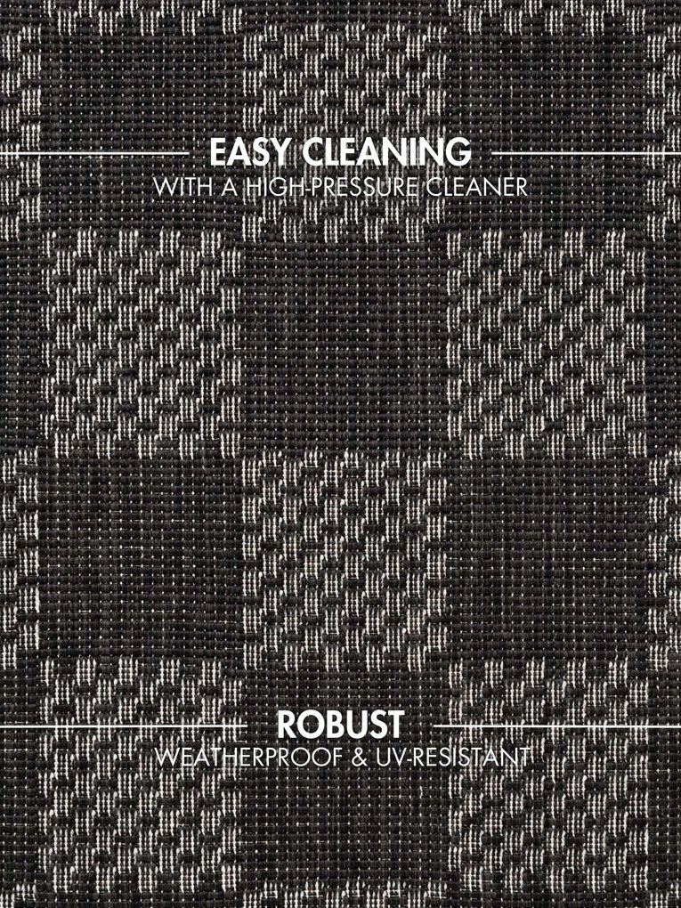 Ted Baker, Kusový koberec Ted Baker Haringey 106385 Black White, 200x300, čiernobiela, chodba / predsieň