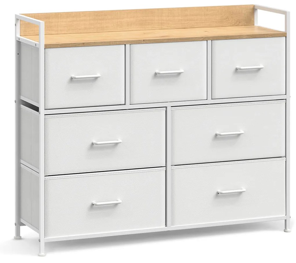 Komoda so zásuvkovými boxmi FLEXIRO 98x85 cm, krémová