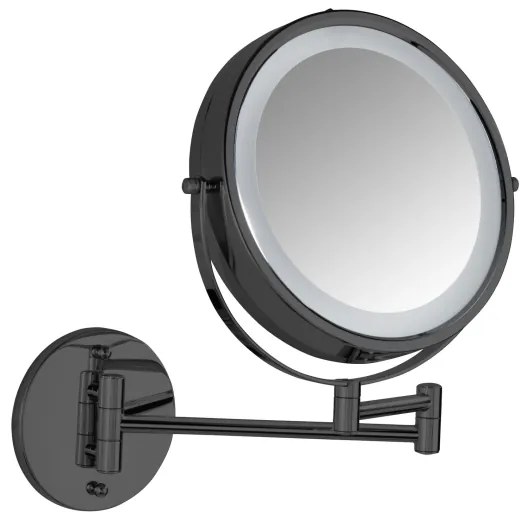 WENKO 71559800 - Zrkadlo POWER-LOC 25,5x32 cm čierne