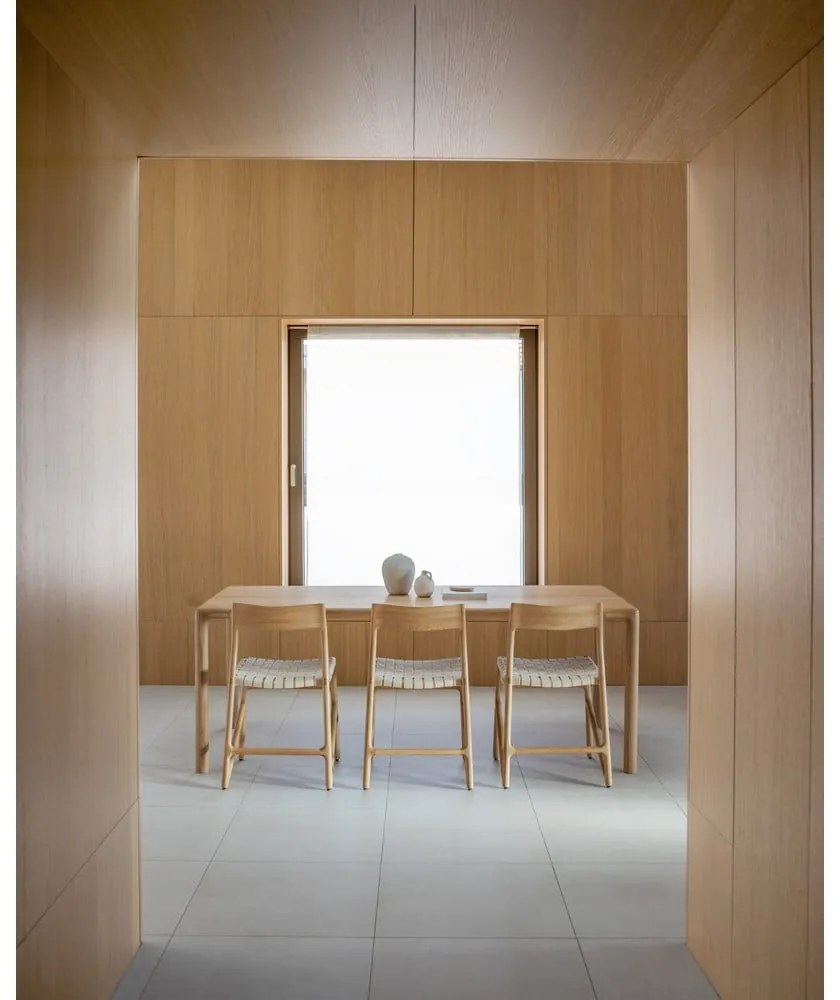 Jedálenský stôl z dubového dreva 90x200 cm Derven – Gazzda