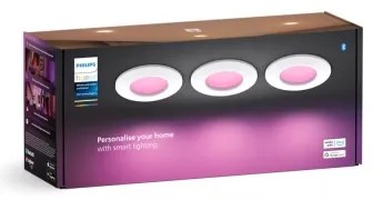 Philips -SADA 3x LED RGBW Stmievateľné kúpeľňové svietidlo Hue SLIM LED/8,3W/230V