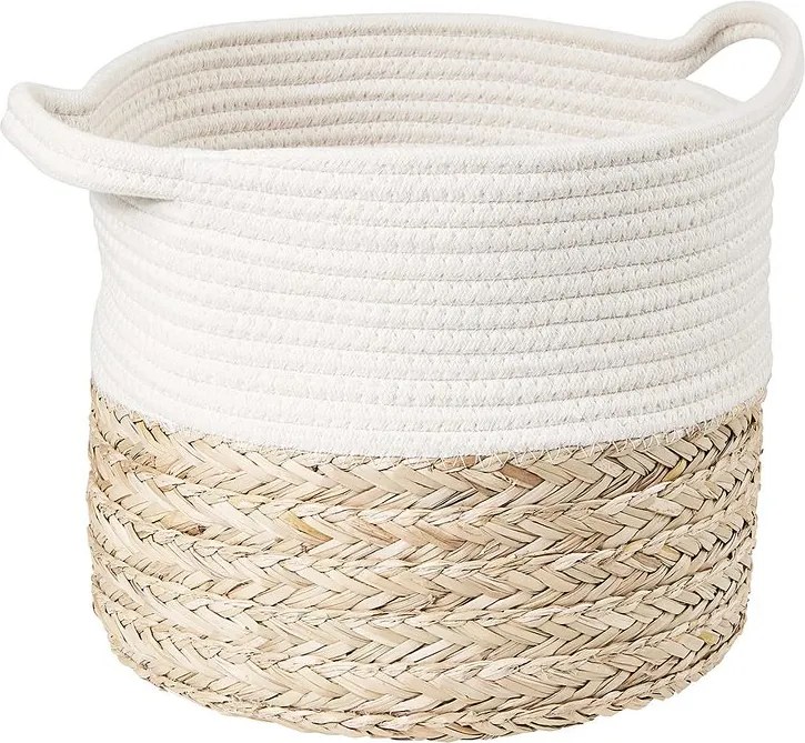 COTTON BRAID Úložný kôš z morskej trávy M