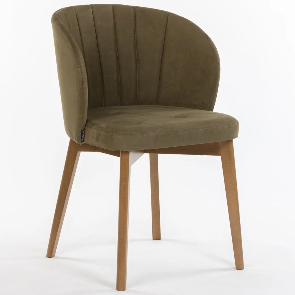LEONA GREEN ČALÚNENÁ STOLIČKA green