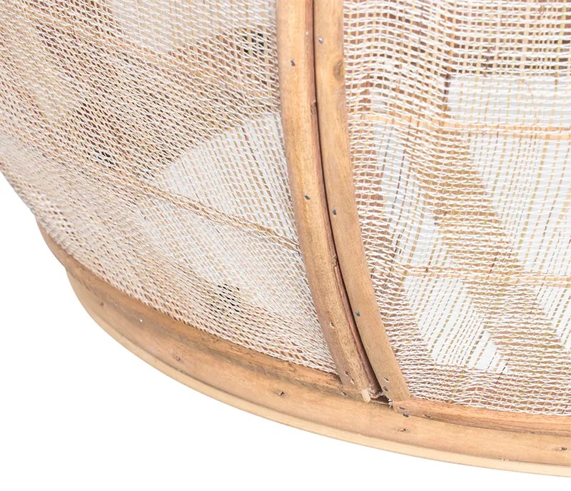 Orientálne závesné svietidlo hnedé 50 cm - Pascal