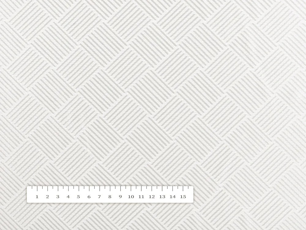 Biante Teflónový štvorcový obrus Milano TF-049 - smotanový 120x120 cm