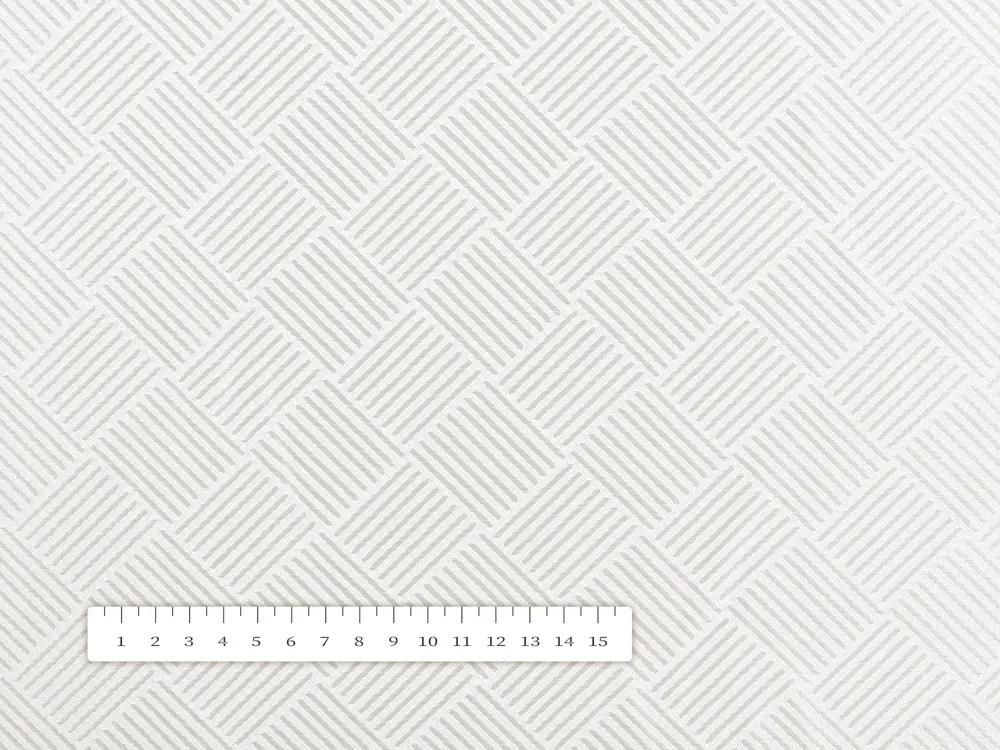 Biante Teflónový štvorcový obrus Milano TF-049 - smotanový 140x140 cm