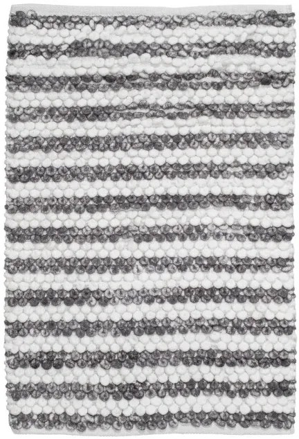 Kúpeľňový koberček LOOP čierny