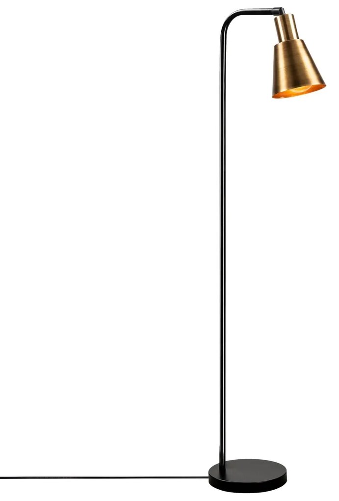 Stojacia lampa Emek II 120 cm čierna/zlatá