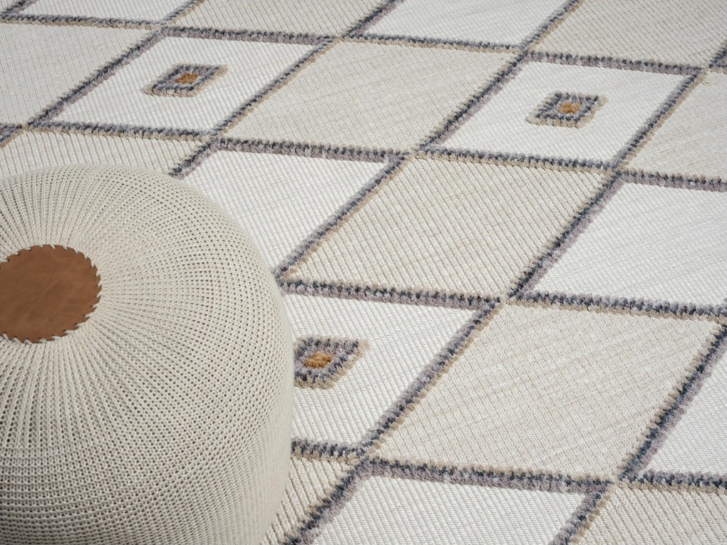 My Flair, Kusový koberec Luana 2 beige, 160x230, béžová, chodba / predsieň