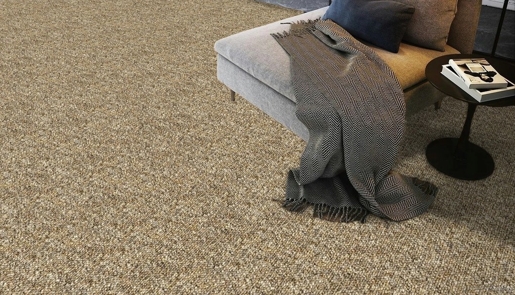 Lano, Metrážny koberec Malmo 2517, na mieru, šíře 3m,4m,5m, hnedá, filc, obývacia izba