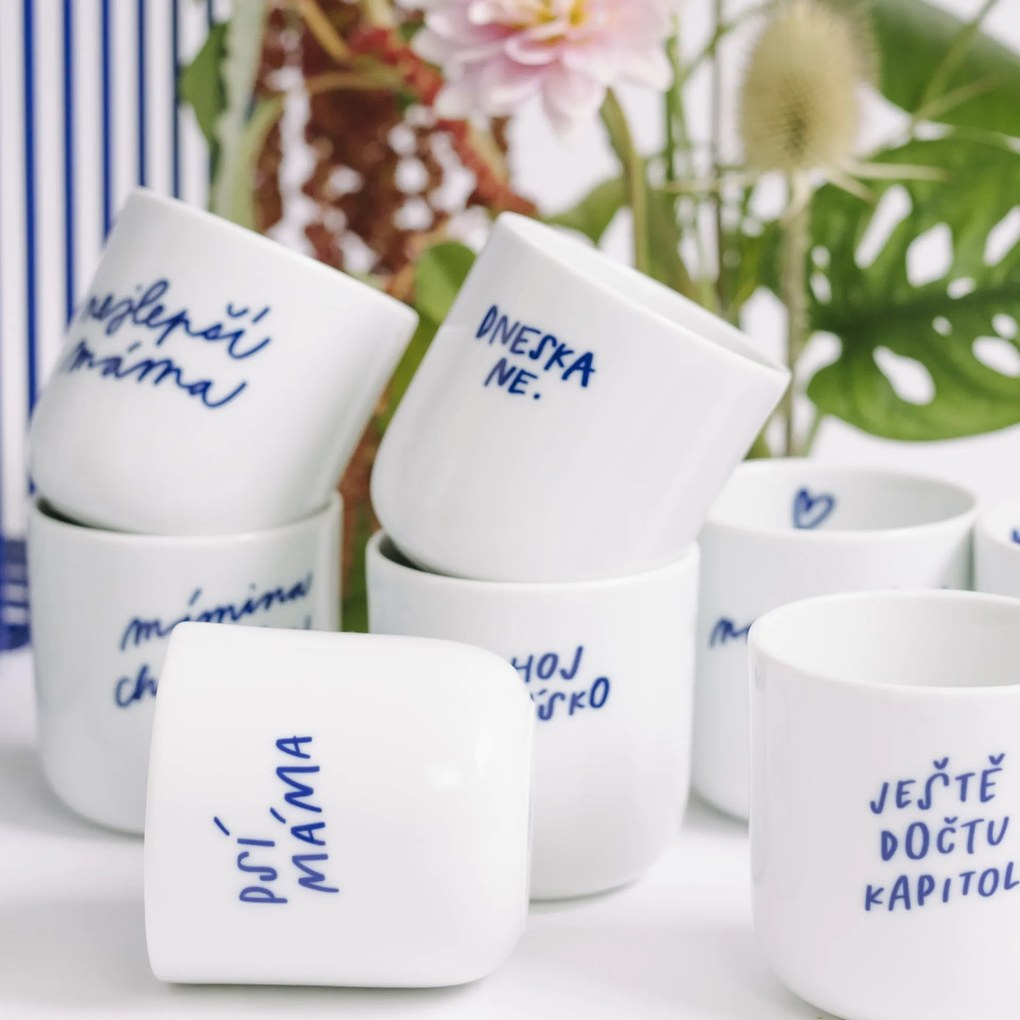 Bella Rose Porcelánový hrnček Dneska NE. 270 ml