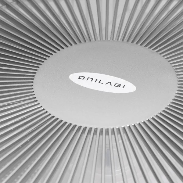 Brilagi - LED Stmievateľné svietidlo s ventilátorom AURA LED/38W/230V strieborná +DO