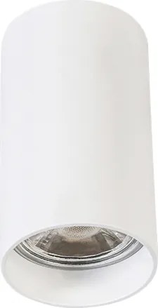 Sada 4 moderných prisadených bodových svetiel biela 5,5 cm GU10 50 mm - Tuba