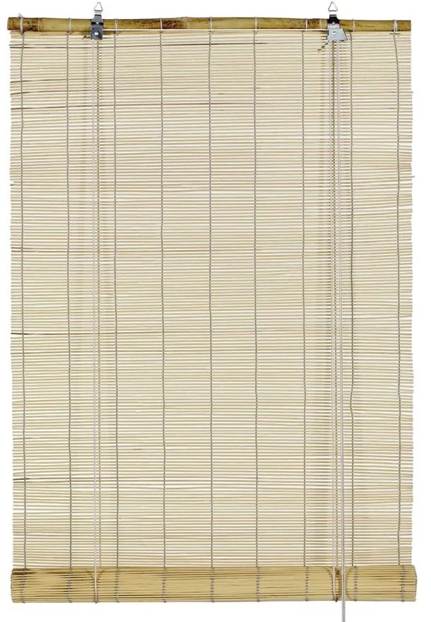 Bambusová roleta v prírodnej farbe 90x240 cm – Gardinia