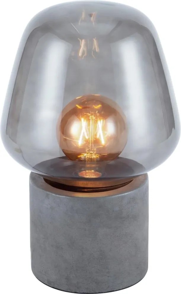 Nordlux - Stolná lampa CHRISTINA 1xE27/25W/230V betón/šedá