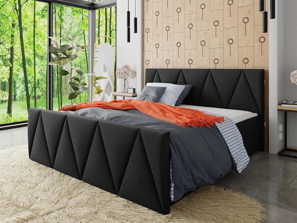 Kontinentálna posteľ Peregryn 3, Rozmer postele: 140x200, Dostupné poťahy: Rico 01