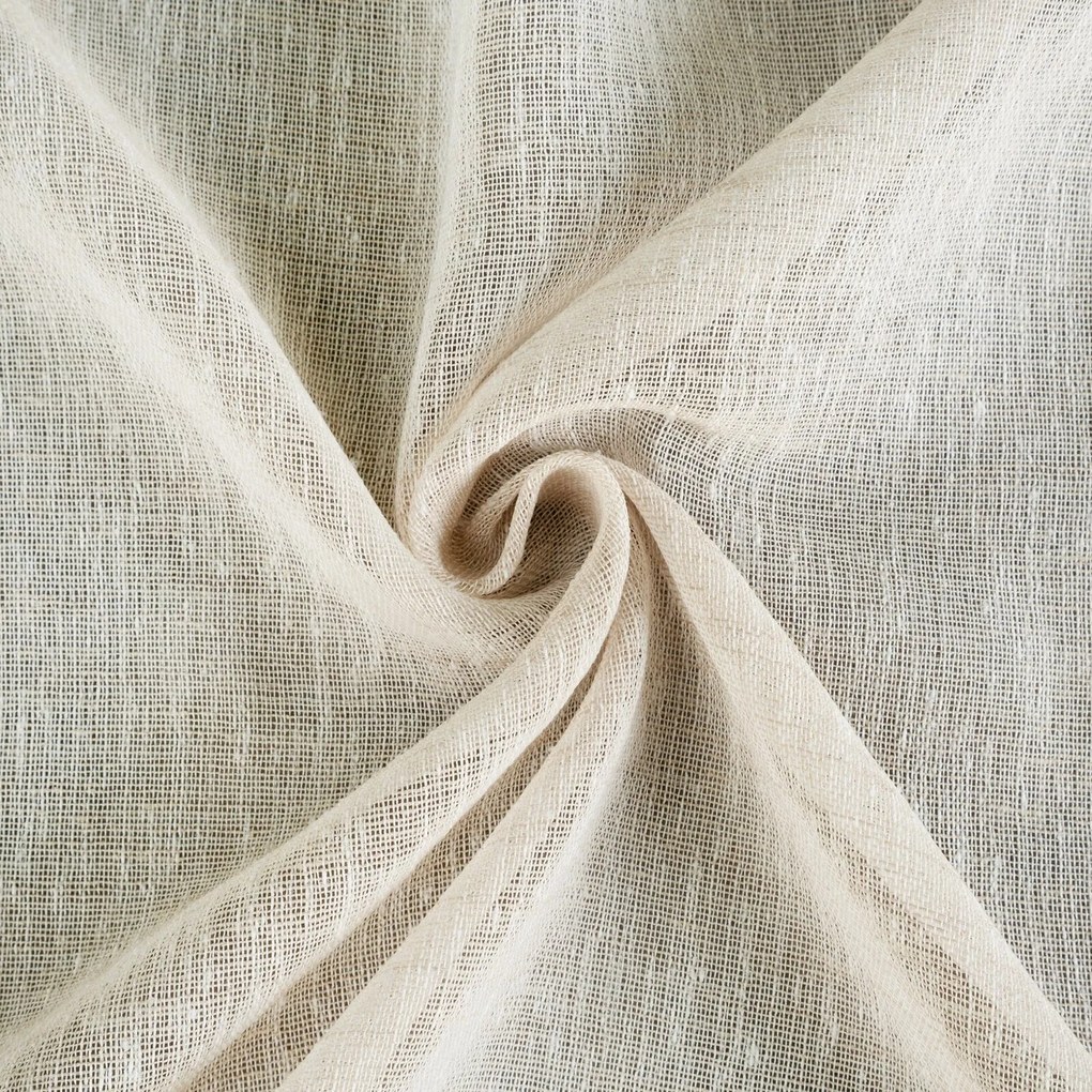 ZÁVES NA PÁSKE ANGELICA 140X270 CM BÉŽOVÁ