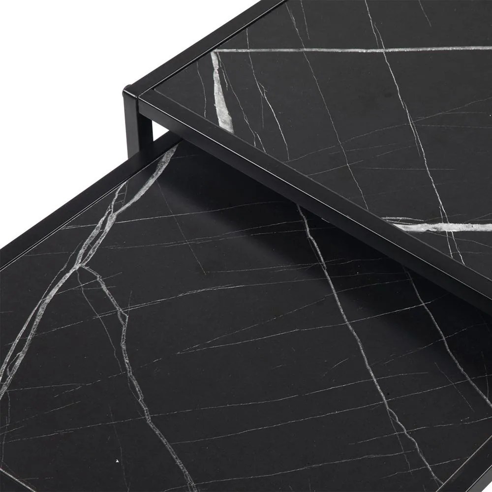 Set 2ks odkladacích stolíkov AVENBERG MARBELLA