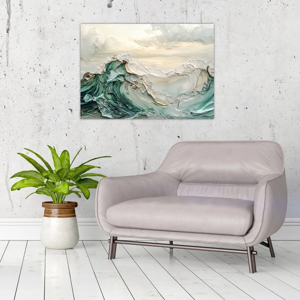 Obraz - 3D abstrakcie mora (70x50 cm)