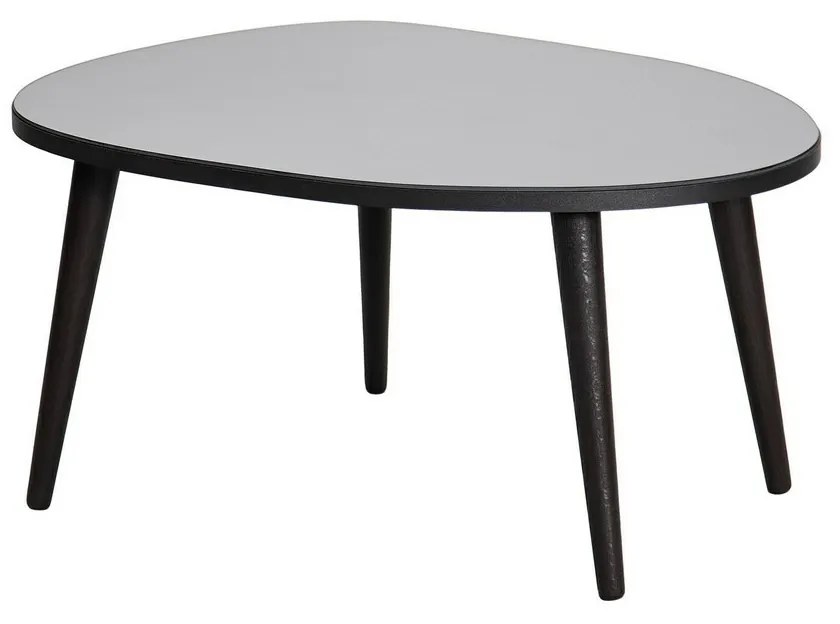 Konferenčný stolík Gusto Black s tmavým sklom