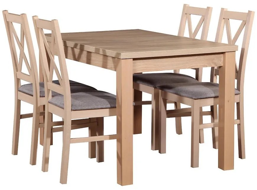 Jedálenská zostava Samuel 1+4 ST30 W113 sonoma