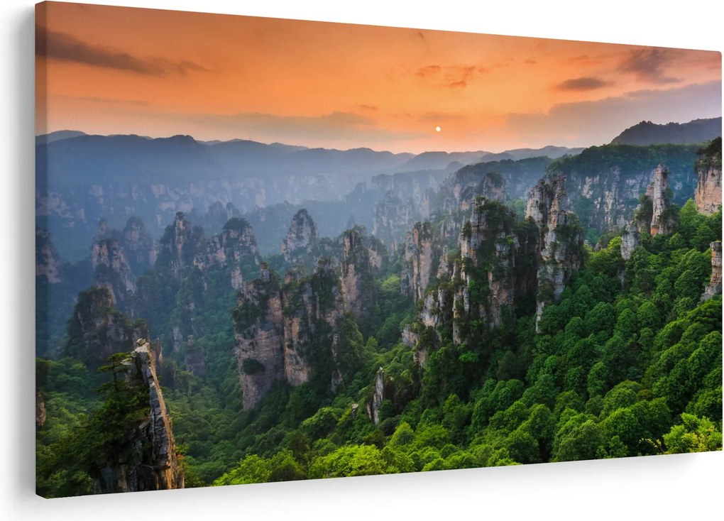 Obraz - Národný lesný park Zhangjiajie (90x60 cm)