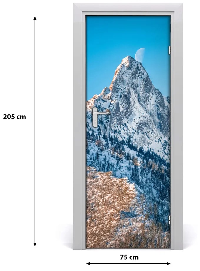 Fototapeta na dvere Giewont Tatry 75x205 cm