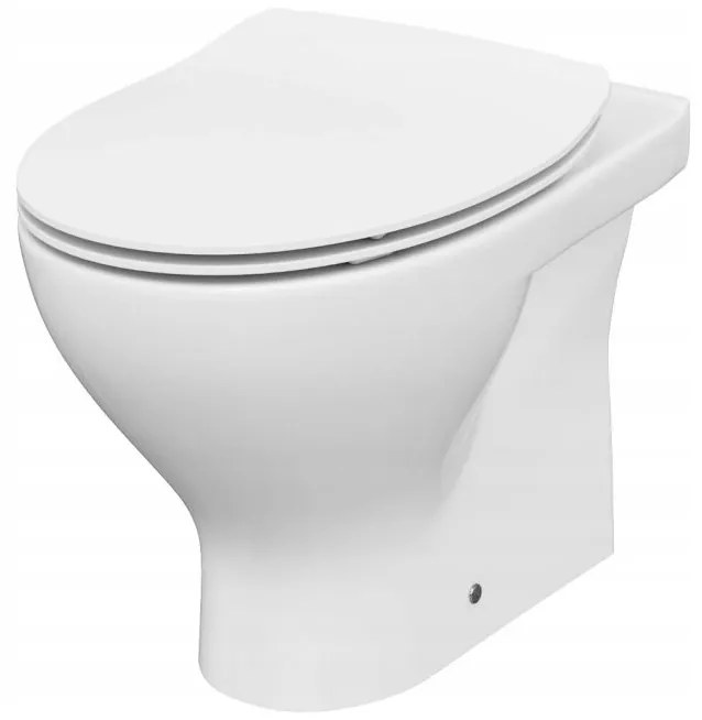 Cersanit Moduo, Toaletná misa stojaca + odnímateľné pomaly padajúce sedátko z duroplastu, biela, S701-265