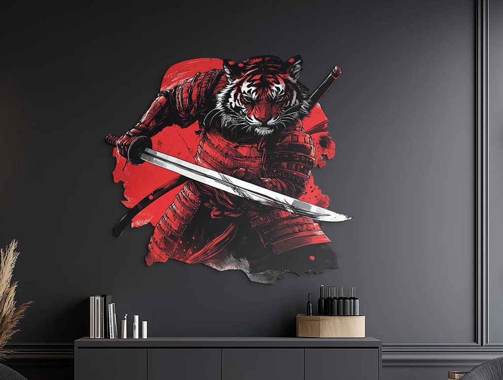 drevko | Obraz na stenu Tiger bojovník 45 x 485 cm