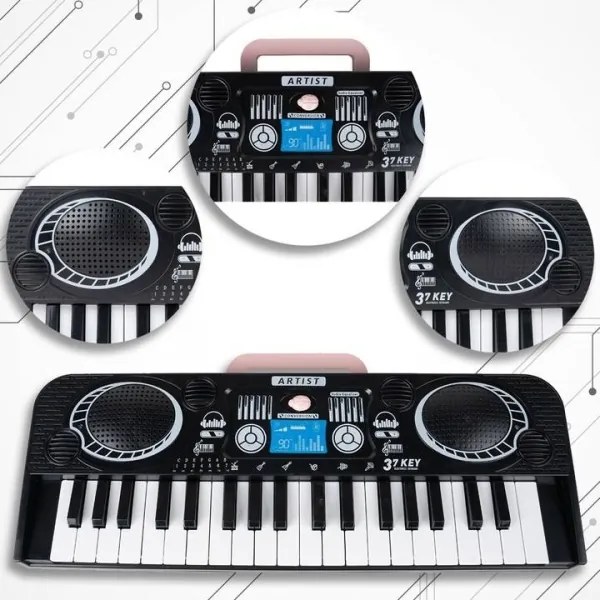 MalPlay KEYBOARD organ klávesy pre deti 37 kláves