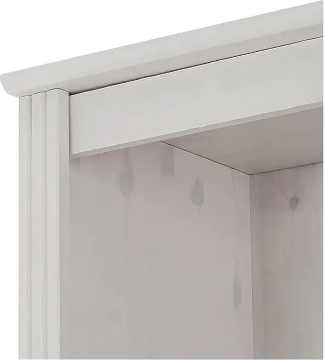 Biela vitrína z borovicového dreva 518x223 cm Anita – Støraa