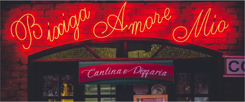 Obraz - Amore Mio (120x50 cm)