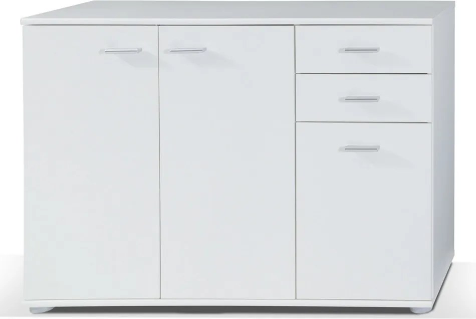 Komoda so zásuvkami Mike, biela
