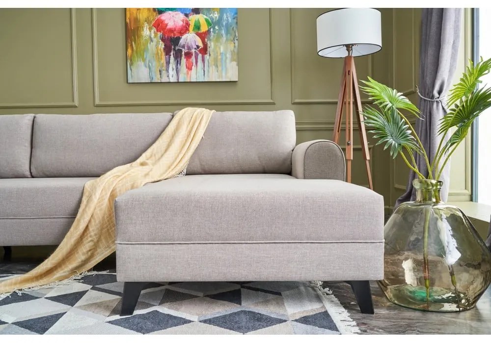 Béžová rohová pohovka (do tvaru "U") Belen – Balcab Home